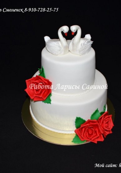 Свадебный торт Л104402 - Компания Лариса Савина