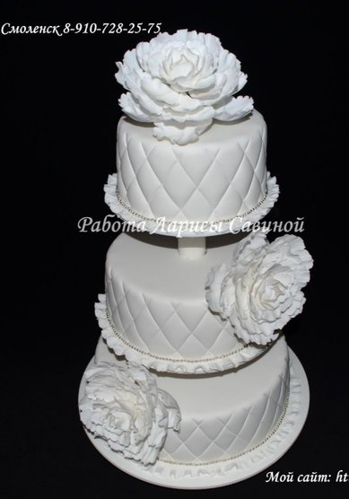 Торт на свадьбу Л104409 - Компания Лариса Савина