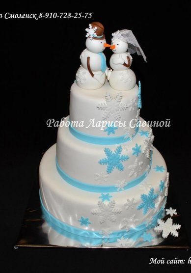 Свадебный торт Л104410 - Компания Лариса Савина