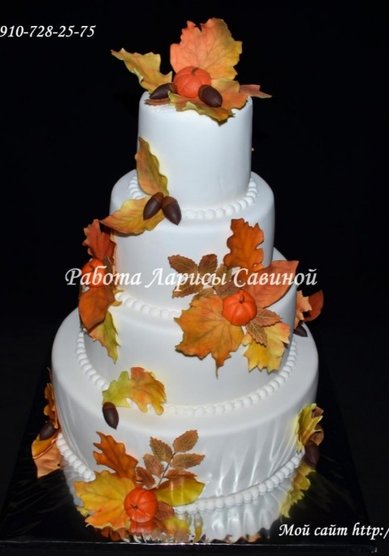 Свадебный торт Л104412 - Компания Лариса Савина