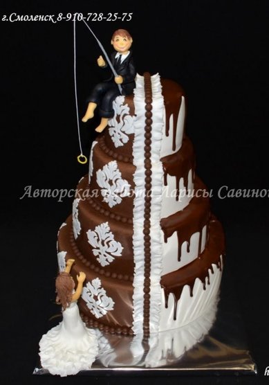 Свадебный торт Л104414 - Компания Лариса Савина