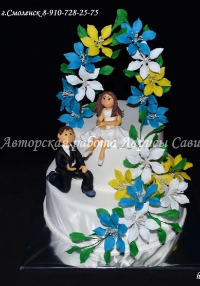 Торт на свадьбу Л104417 - Компания Лариса Савина