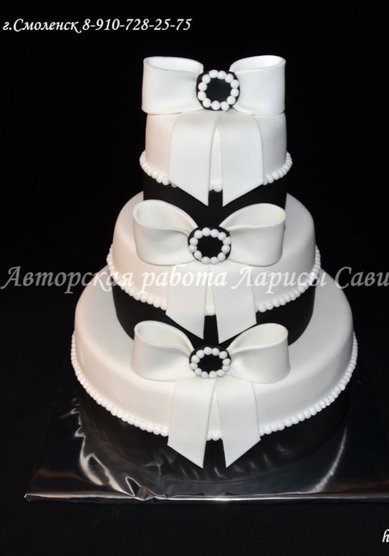 Свадебный торт Л104422 - Компания Лариса Савина