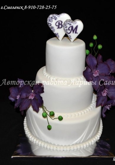 Торт на свадьбу Л104429 - Компания Лариса Савина