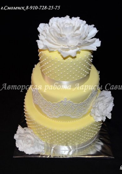 Свадебный торт Л104432 - Компания Лариса Савина