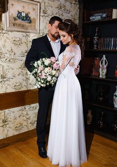 Cвадебная прическа Е20302 