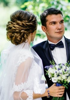 Cвадебная прическа Е20309 