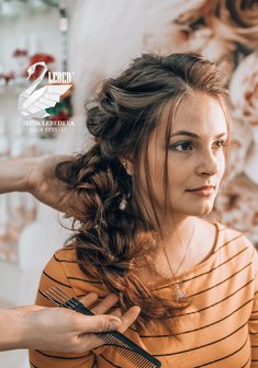 Cвадебная прическа ТА САМАЯ ГРЕЧЕСКАЯ ПРИЧЕСКА (L21501) в греческом стиле