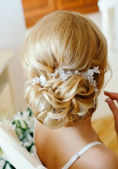 Свадебная прическа О20287 - Стилист-визажист Оксана Гиду