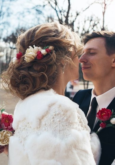 Прическа на свадьбу Е20310 - Стилист-визажист Екатерина Парфенова