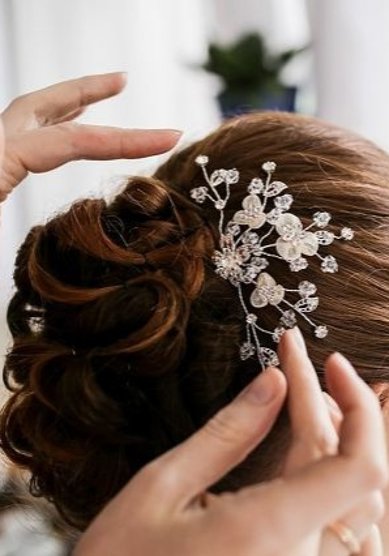 Прическа на свадьбу Е20312 - Стилист-визажист Екатерина Парфенова