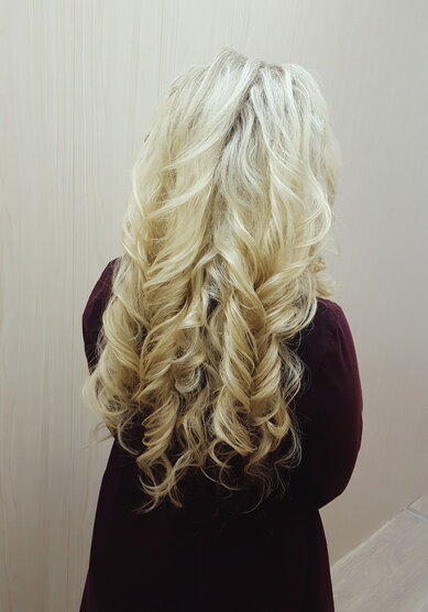 Свадебная прическа Локоны косы (L21493) - Стилист по причёскам LEBED