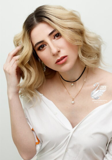 Свадебная прическа Локоны любого вида (L21499) - Стилист по причёскам LEBED