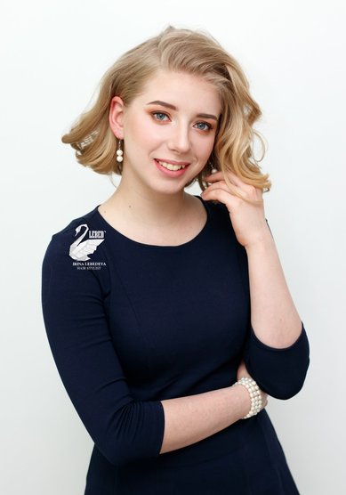 Прическа на свадьбу Локоны на любой вкус (L21500) - Стилист по причёскам LEBED