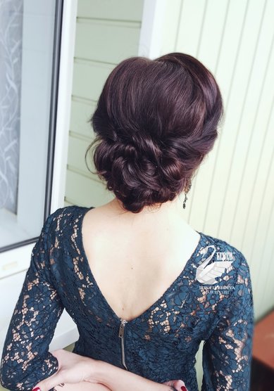 Свадебная прическа Такой разнообразный пучок (L21503) - Стилист по причёскам LEBED