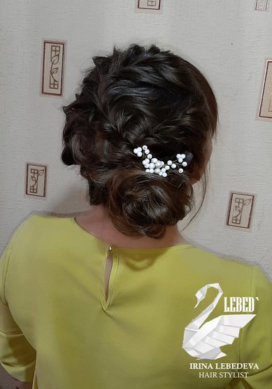 Свадебная прическа Такой разнообразный пучок (L21503) - Стилист по причёскам LEBED