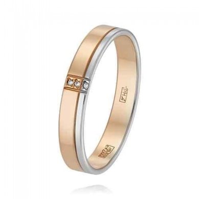 Обручальное кольцо А14126 - Ювелирный салон Адамас